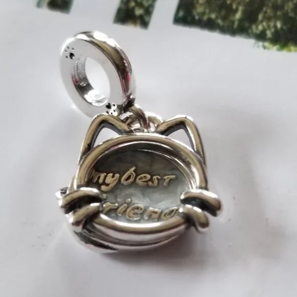 Pandora My Pet Cat Enamel Dangle Charm - Picture 4 of 10